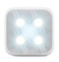 Knog Blinder Light Cross silver front